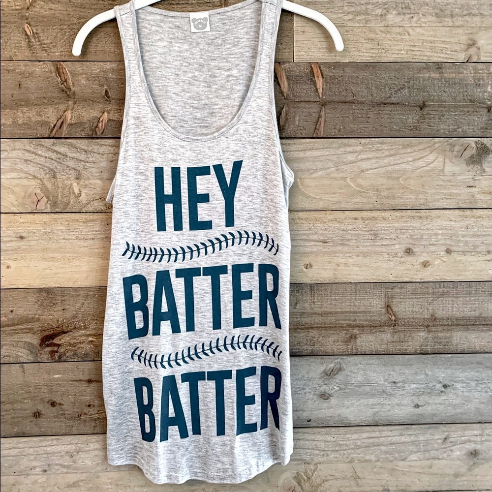 Sold! NWOT “Hey Batter Batter” Baseball Tank